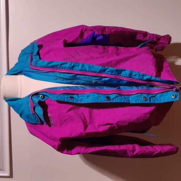 💗Columbia 80's Style Women's Size Windbreaker Jacket - Picture 13 of 16